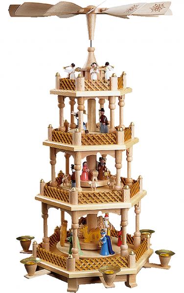 4 tiers Nativity Christmas Pyramid 16723